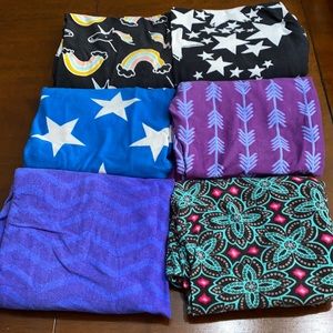 Lot of 6 LULAROE LEGGINGS